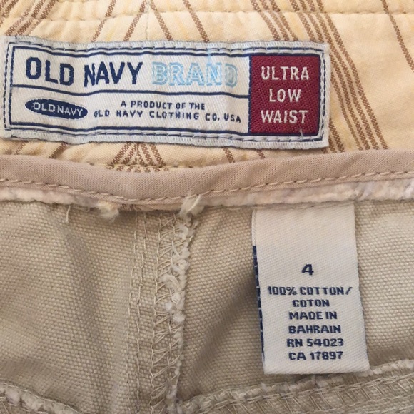 Y2K Old Navy Ultra Low Waist Pants in Light Khaki Size 4 Women’s - Picture 8 of 17